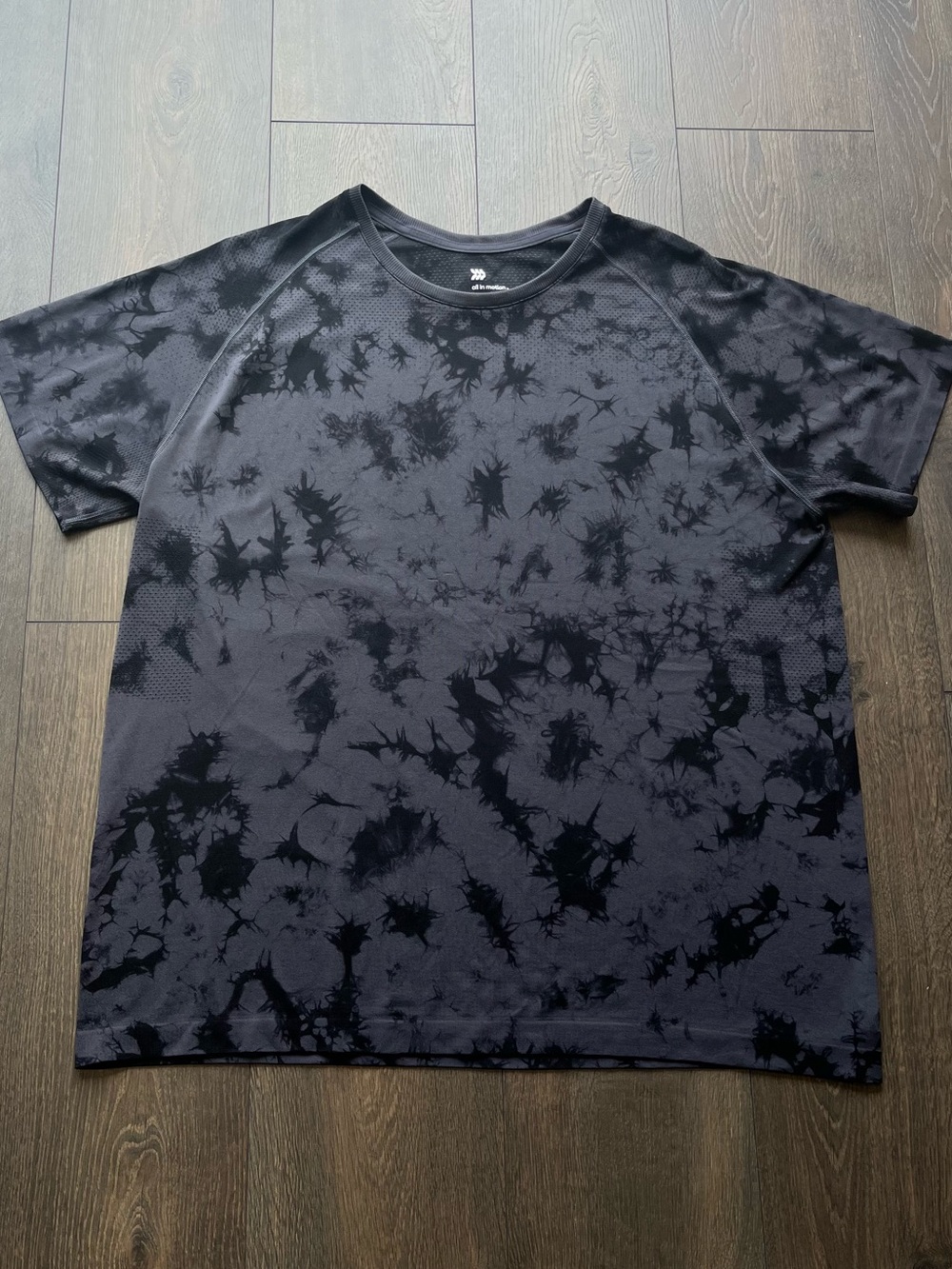 NWOT All In Motion Tie Dye Short Sleeve Performance Shirt